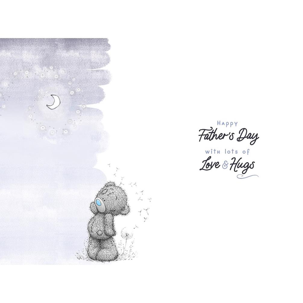 Dad Love You to the Moon & Back Me to You Bear Father's Day Card Extra Image 1